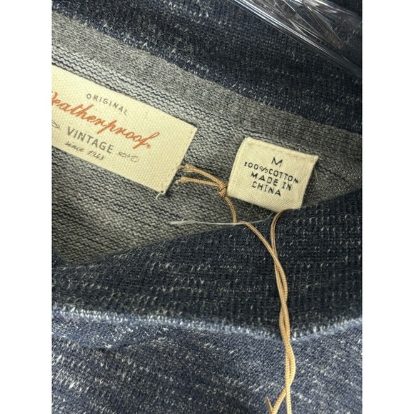 NWT Original Vintage WEATHERPROOF Men's Indigo Blue‎ Knit Turtleneck Size M - Picture 11 of 12